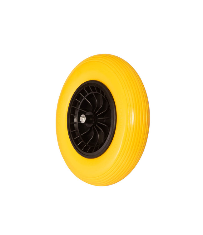 garmix-anti-lek-band-geel-met-as-48-40-8 Anti-Pannen-Reifen für Schubkarre Gelb 4,8/4,0-8