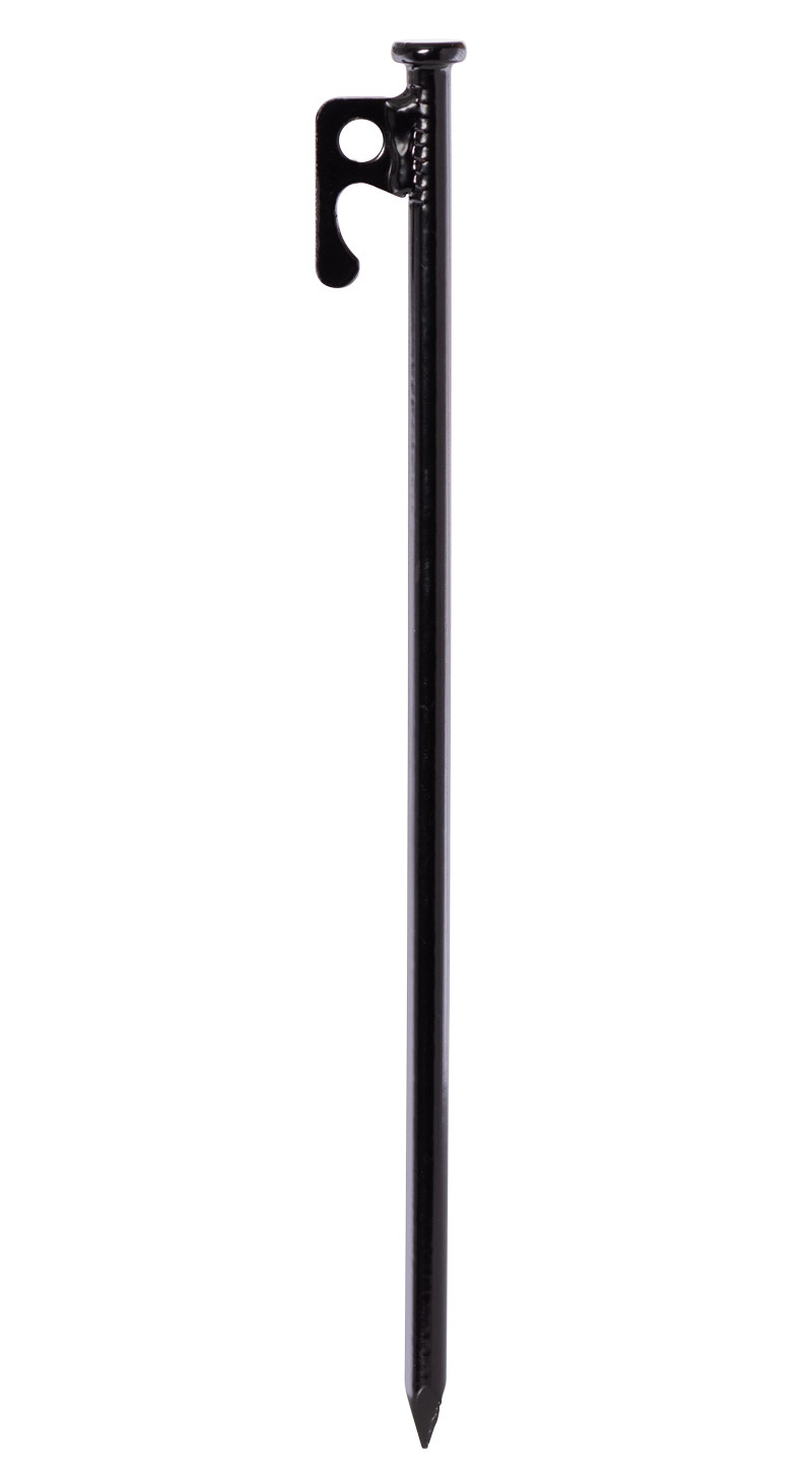 garmix-8x-tentharing-9mm-30cm-zwart Erdnägel Erdhaken Schwarz 30cm 9mm 8 Stück