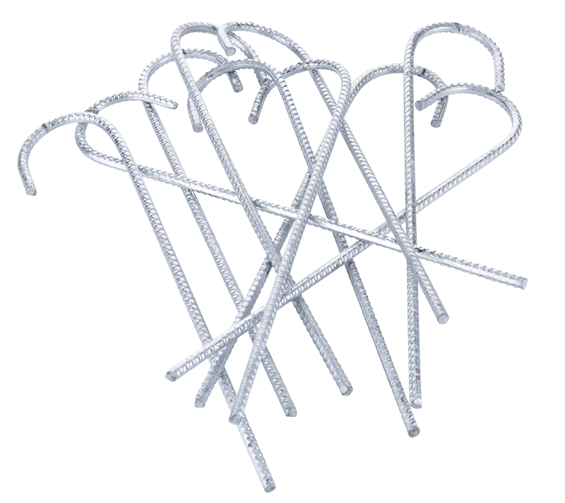 23434-2-10x-Grondanker-staal-8mm-40cm-Verzinkt Erdnägel Erdhaken Verzinkt 40cm 8mm 10 Stück