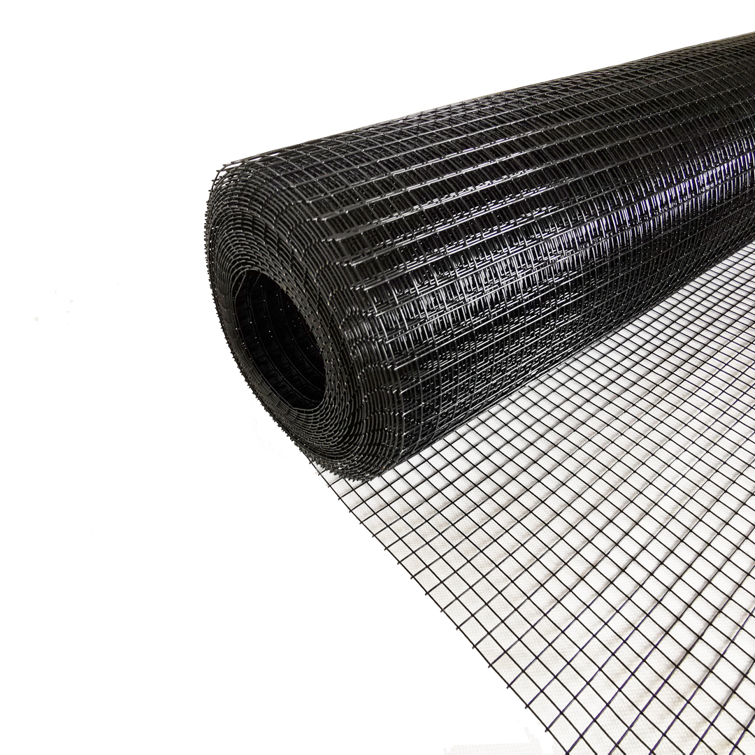 359gqY50PY9YWl Volierendraht Edelstahl Schwarz 100cm 1m 9x9mm 0,80mm