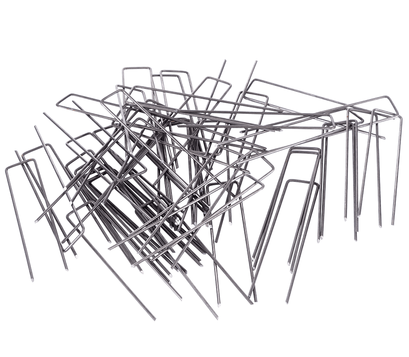 23403-2-50x-Haringen-Zwart-L100xB13mmxD2-9mm Heringe 15x2,5cm 2,7mm Schwarz 50 Stück