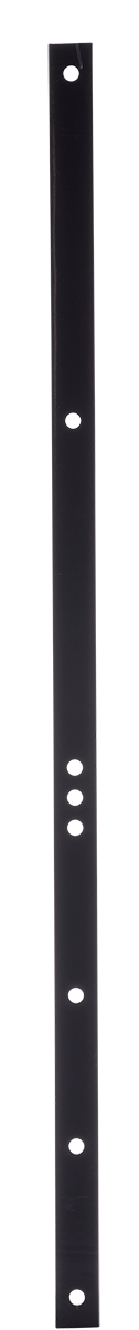 23486-2-Prikkeldraadhouder-recht-5mm-30mm-570mm-280mm-Zwart Stacheldrahthalter Gerade Schwarz 5mm 3cm