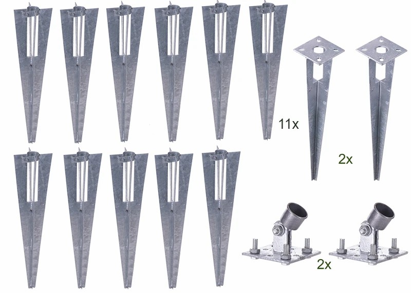set-paalhouders-11x-voor-ronde-paal-34mm Pfostenhalter Set 11x für Rundpfosten 34mm