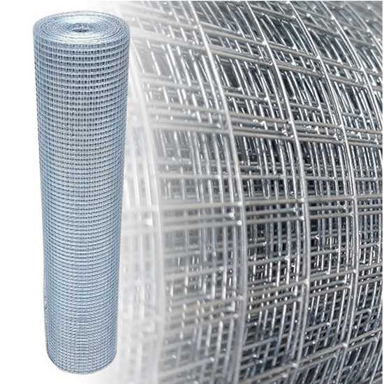 48499 Volierendraht Verzinkt 50cm 10m 12x12mm 0,70mm