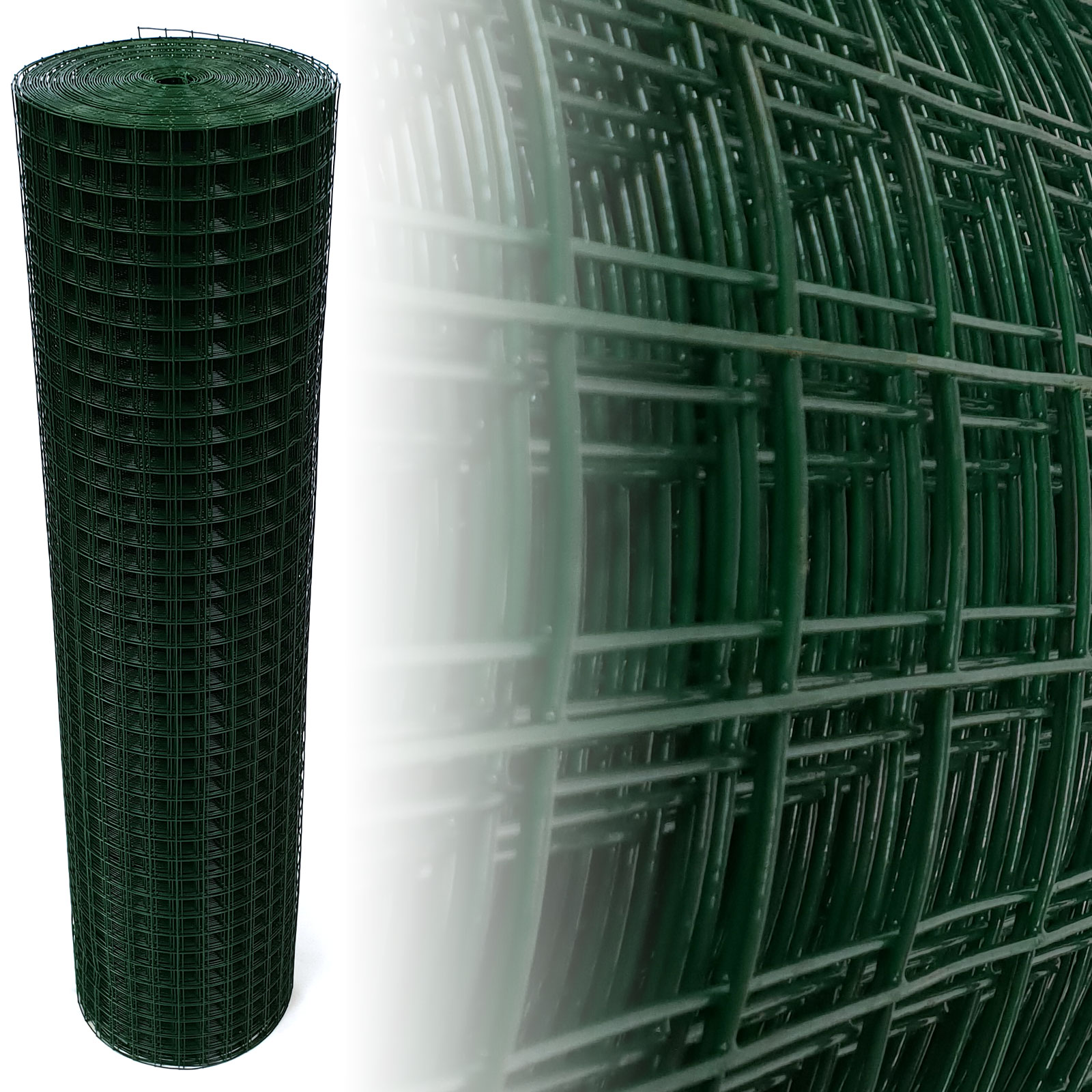 23048-24aPnH19ywYH4hSWYYELvauH05A Volierendraht Grün 200cm 15m 25x25mm 1.45mm