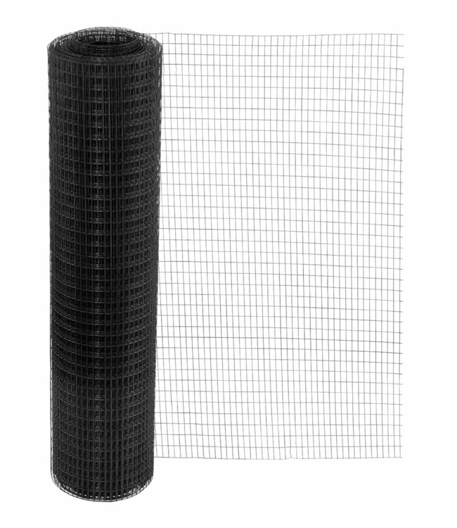 garmix-volieregaas-12x25mm-105mm-90cm-x-10m-zwart Volierendraht Schwarz 90cm 10m 12x25mm 1,05mm